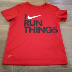 Boys size 3t red nike t-shirt